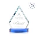 Apex on Alberton Base Sky Blue Crystal Trophy