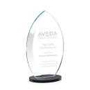 Vernon Black Flame Crystal Trophy