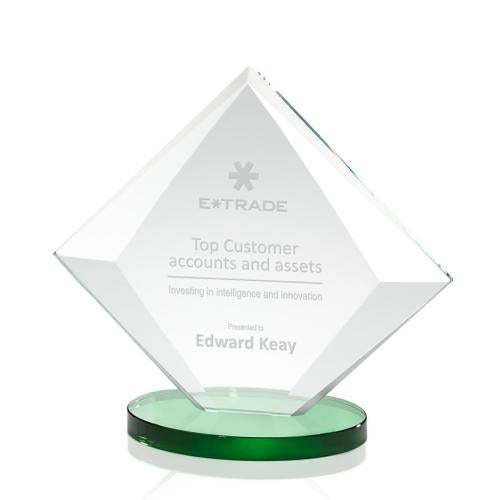 Awards and Plaques - Crystal Trophies - Cronin Green Crystal Trophy