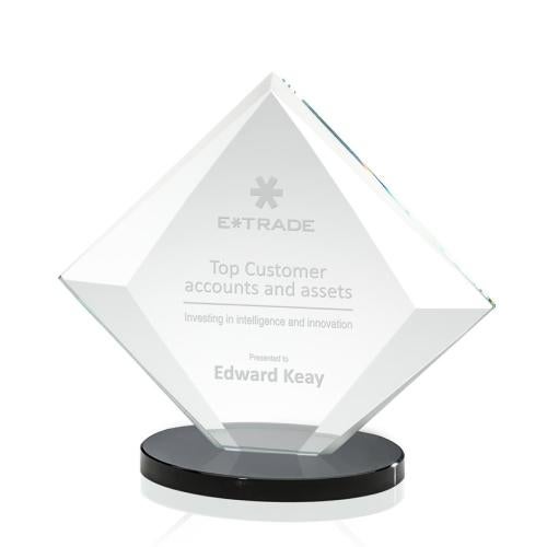 Awards and Plaques - Crystal Trophies - Cronin Black Crystal Trophy