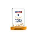 Carey Full Color on Alberton Base Amber Rectangle Crystal Trophy