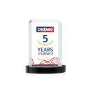 Carey Full Color on Alberton Base Black Rectangle Crystal Trophy