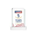 Carey Full Color on Alberton Base Fagan Rectangle Crystal Trophy