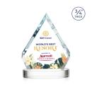 Apex Full Color on Alberton Base Starfire Crystal Trophy