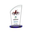 Darling Full Color Blue Peaks Crystal Trophy