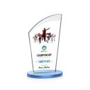 Darling Full Color Sky Blue Peaks Crystal Trophy
