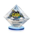 Cronin Full Color Sky Blue Crystal Trophy
