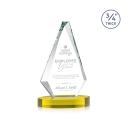 Crowell on Alberton Base Gold Crystal Trophy