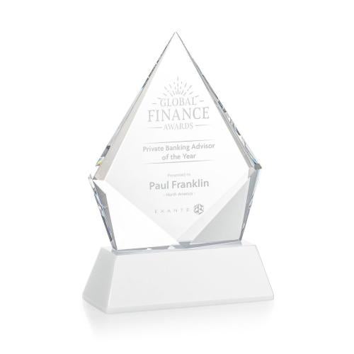 Awards and Plaques - Crystal Trophies - Shelton on Helton Base Fagan Crystal Trophy