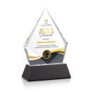 Shelton Full Color on Helton Base Black Crystal Trophy