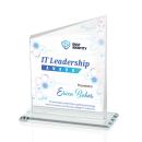 Saucedo Full Color Clear Peaks Crystal Trophy