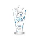 Mantella Chrome Star Full Color Clear Polygon Crystal Trophy