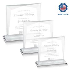 Paulson Square / Cube Crystal Trophy - Crystal Trophies