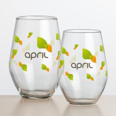 Presley Stemless Wine - Full Color - Wine Glasses