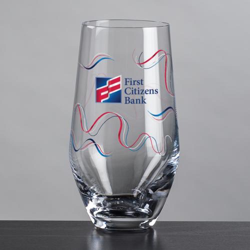 Custom Barware Glasses - Cocktail Glasses - Faulkner Hiball - Full Color