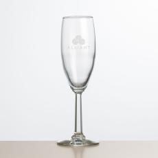 Leblanc Flute - Deep Etch - Champagne Glasses
