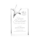 Denham Star Silver Rectangle Crystal Trophy