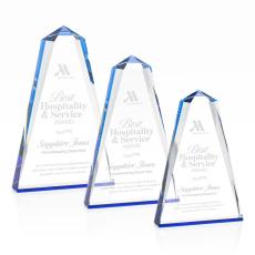 Cotswold Pyramid Crystal Trophy - Crystal Trophies