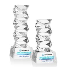 Callucci Full Color on Small Base Clear Towers Crystal Trophy - Custom Trophies