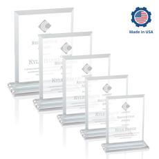 Villa Rectangle Crystal Trophy - Crystal Trophies