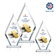 Fitzgerald Full Color Crystal Trophy - Custom Trophies