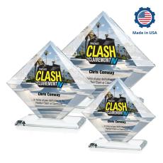 Cronin Full Color Crystal Trophy - Crystal Trophies