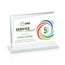 Leyva Full Color Fagan Rectangle Crystal Trophy