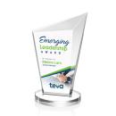 Neumann Full Color Clear Peaks Crystal Trophy