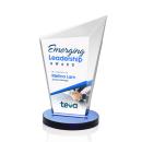 Neumann Full Color Blue Peaks Crystal Trophy