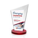 Neumann Full Color Red Peaks Crystal Trophy