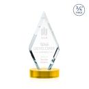 Richmond on Alberton Base Gold Crystal Trophy