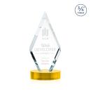 Richmond on Alberton Base Gold Crystal Trophy