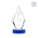 Richmond on Alberton Base Blue Crystal Trophy