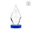 Richmond on Alberton Base Blue Crystal Trophy