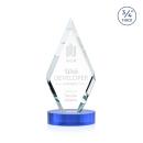 Richmond on Alberton Base Sky Blue Crystal Trophy