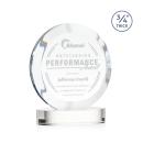Delarosa on Alberton Base Clear Circle Crystal Trophy