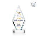 Richmond Full Color on Alberton Base Clear Crystal Trophy