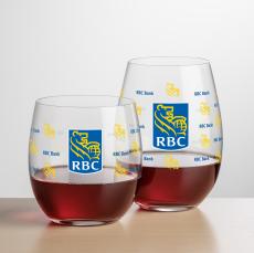 Stringer Stemless Wine - Full Color - Wine Glasses