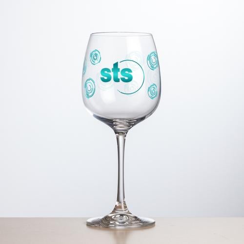 Custom Barware Glasses - Wine Glasses - Roberson Wine - Full Color