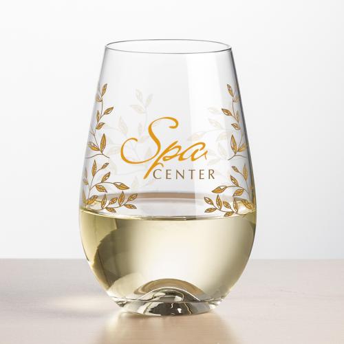 Custom Barware Glasses - Wine Glasses - Lambert Stemless Wine - Full Color