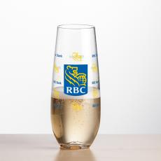 Lambert Stemless Flute - Full Color - Champagne Glasses