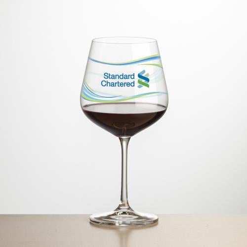 Custom Barware Glasses - Wine Glasses - Cordero Red Wine - Full Color