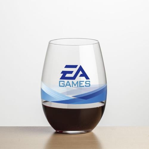 Custom Barware Glasses - Wine Glasses - Cordero Stemless Wine - Full Color