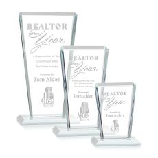 Frank Fagan Rectangle Crystal Trophy - Crystal Trophies