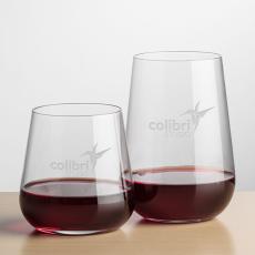 Cooley Stemless Wine - Deep Etch - Wine Glasses