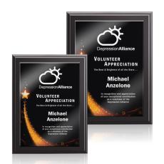 Hanson Stark - Black Finish - Wall Plaque Awards
