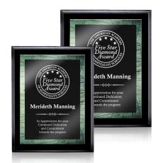 Garner Stark - Black/Green - Wall Plaque Awards