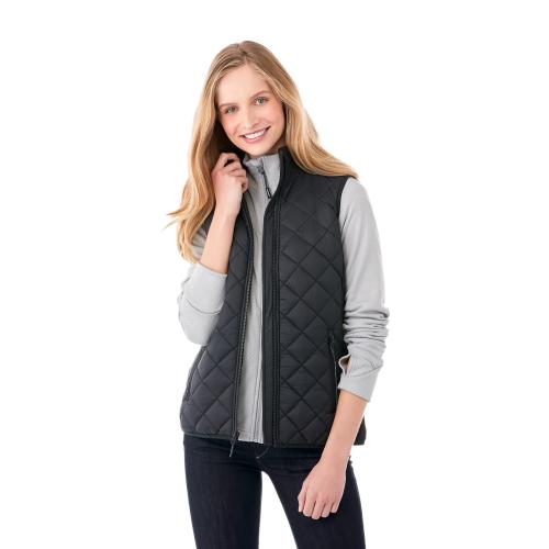Custom Apparel - Jackets and Vests - Womenâs SHEFFORD Heat Panel Vest w/ Power Bank - Embroidery