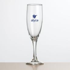 Reese Flute - Imprinted - Champagne Glasses