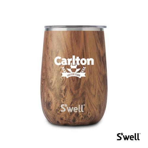Custom Barware Glasses - Wine Glasses - S'well® Wine Tumbler - 14oz